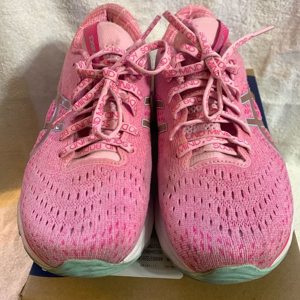 ASICS running/walkinging shoe.